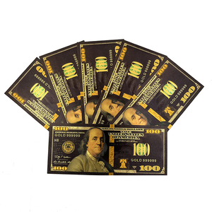 <span class=keywords><strong>Prix</strong></span> compétitif Billets de banque en plastique polymère plaqués <span class=keywords><strong>or</strong></span> noir 100 <span class=keywords><strong>dollars</strong></span> - Product Image 6