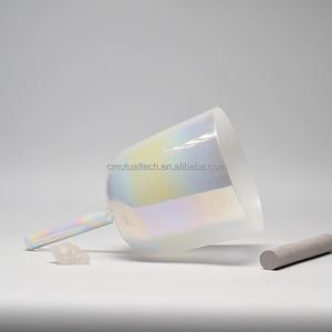 Ensemble de bols chantants en cristal de quartz clair 432 Hz, instrument de guérison sonore en quartz blanc pour la thérapie sonore - Product Image 2