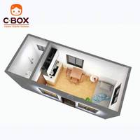 Cbox Factory, bâtiment préfabriqué mobile à deux étages, bureau, dortoir, appartement pour mineurs, maison en conteneur à structure préfabriquée