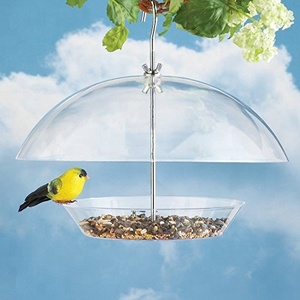 Domo ajustável ajuda a bloquear agachamento e maior observatório de pássaros domes alimentador de pássaros transparente para animais de estimação - Product Image 5
