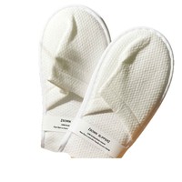 Chaussons jetables en coton toutes saisons pour enfants - Qualité hôtelière, semelles antidérapantes extra épaisses, option haut de gamme cinq étoiles