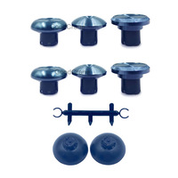 Bâtons en POM pour manettes DualSense Edge – Kit de capuchons de joysticks 6 couleurs avec emballage de protection