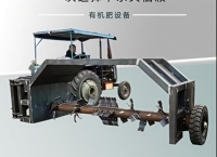 Tracteur haute efficacité tourneur compost remorquable machine de tournage d'andain entraînée par prise de force pourcompostage