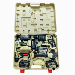 Kit Combinado de Taladro y Destornillador Eléctrico 4 en 1 FengBao, Venta Directa de Fábrica, Incluye Martillo Eléctrico y Herramienta Tipo Hoz - Product Image 1