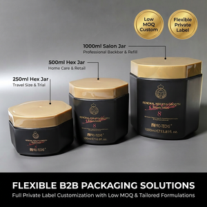 <span class=keywords><strong>Maschera</strong></span> per <span class=keywords><strong>Capelli</strong></span> alla Cheratina da 500ml per Riparazione Profonda e Lunga Durata, Personalizzabile con Marchio Privato, Post Trattamento Proteico alla Cheratina - Product Image 4