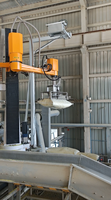 Machine de dépalletisation antidéflagrante pour l'alimentation en hydroxyde de sodium |   Bras robotique antidéflagrant guidé par la vision
