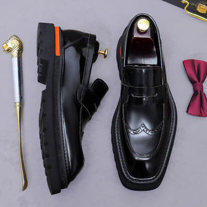 Nuevos Zapatos Formales de Negocios para Hombre, de Cuero, Impermeables, Transpirables, Antideslizantes, Duraderos, Estilo Británico, Modernos, para el Trabajo Diario - Product Image 1