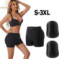 Shorty gainant 3-en-1 avec rembourrage pour le soutien du dos, des hanches et des fesses, et effet amincissant