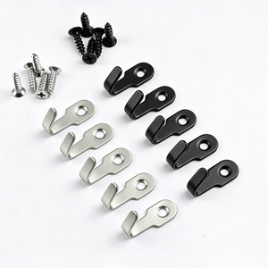 Mini Stainless Steel <b>Hooks</b> U Shaped Solid Clothes <b>Hook</b> For <b>Kitchen</b> Home Hotel Bathroom - Product Image 2
