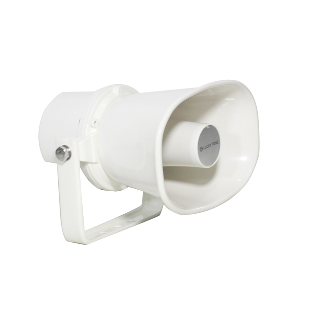 ABS Waterproof Public Address System 100V 10W Oval Horn Speaker for Outdoor Broadcasting