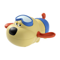 YD TOYS Jouet de bain pour bébé en plastique ABS sûr en forme de chien, avec jet d'eau, motif de dessin animé pour les tout-petits de 0 à 24 mois, unisexe, garçons et filles