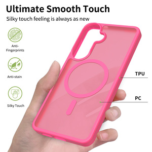 Étui de téléphone magnétique anti-chute et antichoc pour <span class=keywords><strong>Samsung</strong></span> S26 Plus, coque arrière de téléphone en TPU 2 en 1 - Product Image 2