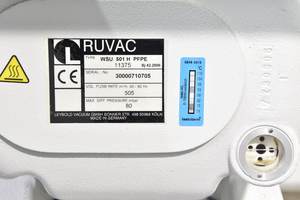 Système OERLIKON 501965, VV WSU2001H/WSU501H, PFPE, Pumpsystem - Product Image 4