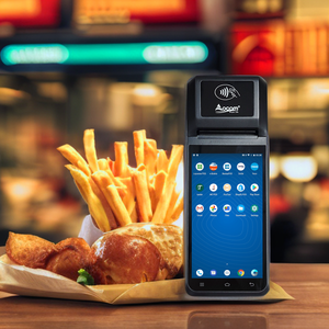 POS Manufacturer Handheld POS Printer Mobile Android Hand Held POS <strong>Terminal</strong> with Battery Fingerprint - Product Image 1