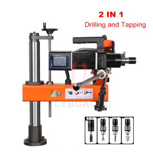 Machine de <span class=keywords><strong>taraudage</strong></span> et de perçage électrique 2-en-1 LY M3-M12 M16 M20 avec mandrins ISO, outil électrique à bras articulé pour filetage facile - Product Image 2
