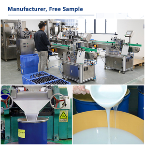 Baixa Viscosidade Não-tóxico Transparente 10 a RTV2 Matéria Prima Cura Platina Borracha Líquida De Silicone - Product Image 6