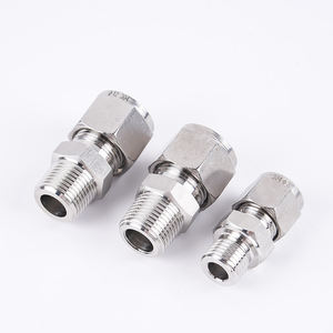 SANG-A עלות נמוכה נירוסטה bpt השקה חלקים פנאומטיים צינור משותף ישר עם שרוול נירוסטה - Product Image 2