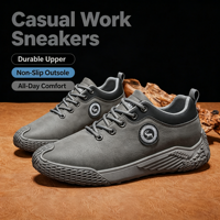 Chaussures de sport décontractées d'extérieur, antidérapantes, durables, en PVC, avec doublure intérieure respirante, chaussures classiques de travail et de loisirs, chaussures de skateboard