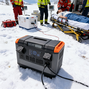 BIGINVERTER Estación de Energía Portátil al por Mayor 2400W 2KWh 4 Tomas de CA Carga Solar para Rescate de Emergencia y Ayuda en Desastres - Product Image 2