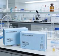 Boîte de rangement pour flacons de médicaments de laboratoire et d'hôpital avec fermeture magnétique, design de boîte personnalisable et impression de logo