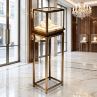 Système d'affichage de bijoux écologique GZowin avec éclairage LED pour les expositions en magasin et en musée - Dimensions personnalisables, durable