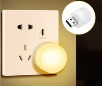 Lampe de lecture portable USB avec clip, petite mini LED pour ordinateur et alimentation mobile, recharge moderne, protection des yeux