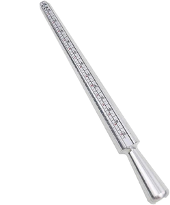 27pcs Circle US 1-13 <strong>Ring</strong> <strong>Measuring</strong> <strong>Tool</strong> Kit Metal <strong>Ring</strong> Size Mandrel <strong>Ring</strong> Sizer Finger Gauge Essential Jewelry Making <strong>Tools</strong> - Product Image 1