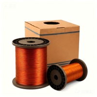 Alambre de Bobinado Magnético IEC UL ECCA, Alambre de Cobre Esmaltado Aislado, Aluminio Revestido de Cobre, Núcleo Único, 0.05mm-16mm, Bobina