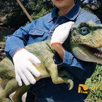 Meine Dino Hand Baby Dinosaurier Handpuppe mit künstlichem Arm