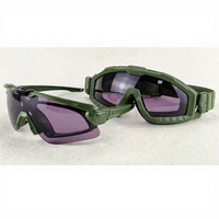 Lunettes de sport SMR SMR101 à monture intégrale, protection des yeux, ultra légères, design 2-en-1, lentilles interchangeables, protection UV, anti-poussière