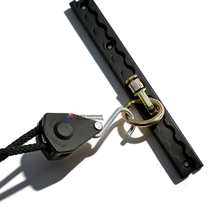 Cordon <span class=keywords><strong>de</strong></span> serrage à <span class=keywords><strong>cliquet</strong></span> en PP <span class=keywords><strong>de</strong></span> 1/4 po, 150 lb, tendeur <span class=keywords><strong>de</strong></span> corde à <span class=keywords><strong>cliquet</strong></span> - Product Image 3