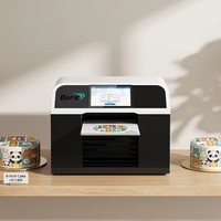 Imprimante à jet d'encre pour gâteaux Beric, nouvelle, automatique, WIFI, application mobile, encre comestible, multicolore, 4/6/8 pouces, 1440 DPI, garantie de 2 ans, XP600