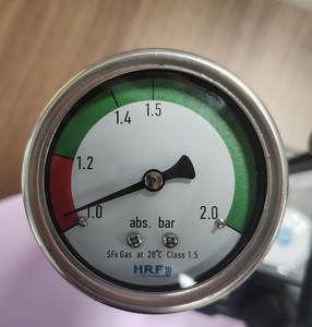 Hochpräzises SUS-304 Edelstahl <span class=keywords><strong>SF6</strong></span>-Dichtemessgerät mit Bimetall-Temperaturkompensation für Sicheren Betrieb bei <span class=keywords><strong>SF6</strong></span>-Elektrizität - Product Image 5