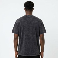 T-shirt Homme Personnalisé OEM, Impression Numérique, Streetwear, Haute Qualité, Coupe Oversize Épaules Tombantes, Tissu Lourd, Coupe Boxy