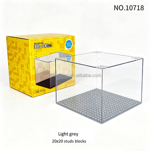 Transparent Stackable Dust Proof Display Container for Small Building Blocks and Action <strong>Minifigures</strong> 10718 - Product Image 2