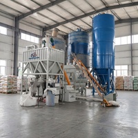 Pasokan Pabrik Mesin Pencampur Pita Bubuk Plester Dinding Kering Premix
