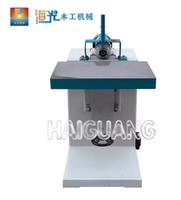 Machine de façonnage du bois verticale à broche unique 2,2 kW 380 V, moteur de défonceuse industrielle 12,7 mm 12000 tr/min, épaisseur 120 mm