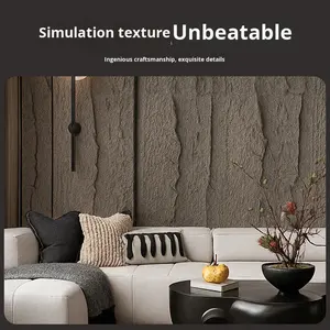Revestimiento de Pared de Piedra PU, Imitación de Piedra, Ligero, Ultrafino, Simulación de Ladrillo para Pared Exterior, Losa de Simulación para Interiores - Product Image 2