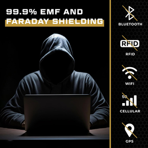 Faraday Backpack for Laptops,<b>Tablets</b>,Phones,Electromagnetic Shielding Faraday <b>Bag</b>,EMP Proof Protection for Security - Product Image 2