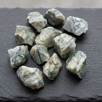 Pierres brutes sculptées en agate Arbre de Guérison pour Feng Shui, décoration intérieure et amour, design gravé, cristaux Rozrin RTUMB-2