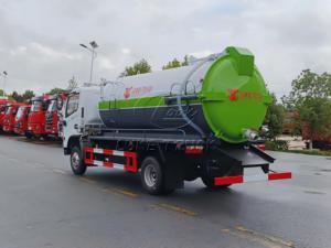 Brand New RHD Dongfeng 10000L Sewage <b>Suction</b> Truck for Zimbabwe, 2 Axles 6 Wheels Manual Gearbox, sewer vacuum truck - Product Image 5