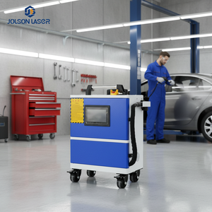 Macchina di Pulizia <span class=keywords><strong>Laser</strong></span> a Impulsi Portatile 100W 200W 300W Rimuovi <span class=keywords><strong>Ruggine</strong></span> Vernice Pavimento Muro Metallo Legno Pietra, Detergente <span class=keywords><strong>Laser</strong></span> su Carrello - Product Image 2