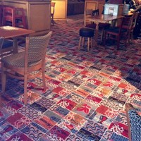 Moquette Jacquard Tissée à la Machine en Laine Axminster de Luxe à Poil Long, Adaptée aux Animaux Domestiques, pour Hall d'Hôtel 5 Étoiles, Hôtellerie Émirats Arabes Unis et Arabie Saoudite
