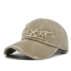 Gorra de béisbol bordada desgastada personalizada al por mayor gorra de papá gorra de béisbol lavada desgastada vaquera deportiva vintage de alta calidad - Product Image 6