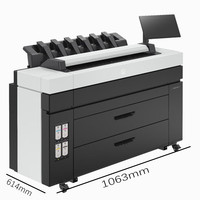 Imprimante de production HP DesignJet XL 3600/3800 A0 haute vitesse 36 pouces avec scanner multifonctionnel traceur 3800