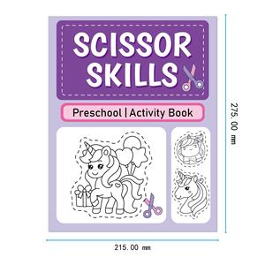 Cahier d'activités <span class=keywords><strong>de</strong></span> découpe et <span class=keywords><strong>de</strong></span> coloriage pour filles, 50 pages, thème licorne, pour enfants <span class=keywords><strong>de</strong></span> 3 à 5 ans, idéal pour les fêtes et les loisirs - Product Image 4