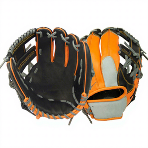 Gant de baseball Reactive Web Catcher avec zone de préhension souple, support rembourré pour le pouce, sangle de fermeture rapide, en similicuir, pour droitier - Product Image 1