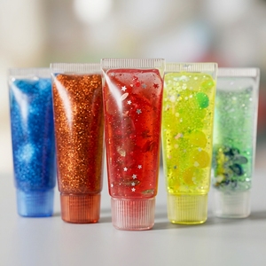 Juguete Antiestrés de Cristal con Forma de Pasta de Dientes, Concha Marina y Fruta, Juguete Portátil Divertido para Aliviar el Estrés, Juguete de Rebote Lento - Product Image 1