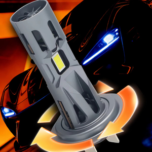 GOODZOOM Ampoules de phares de voiture à <span class=keywords><strong>LED</strong></span> à double ventilateur à dissipation rapide de <span class=keywords><strong>la</strong></span> chaleur H11 9005 9006 H4 Phares de voiture à <span class=keywords><strong>LED</strong></span> H7 pour voiture camion - Product Image 1