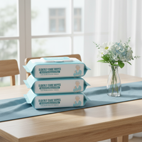 Lingettes humides écologiques pour adultes en gros, certifiées jetables, en matériau Spunlace, nettoyage en profondeur, ultra-douces